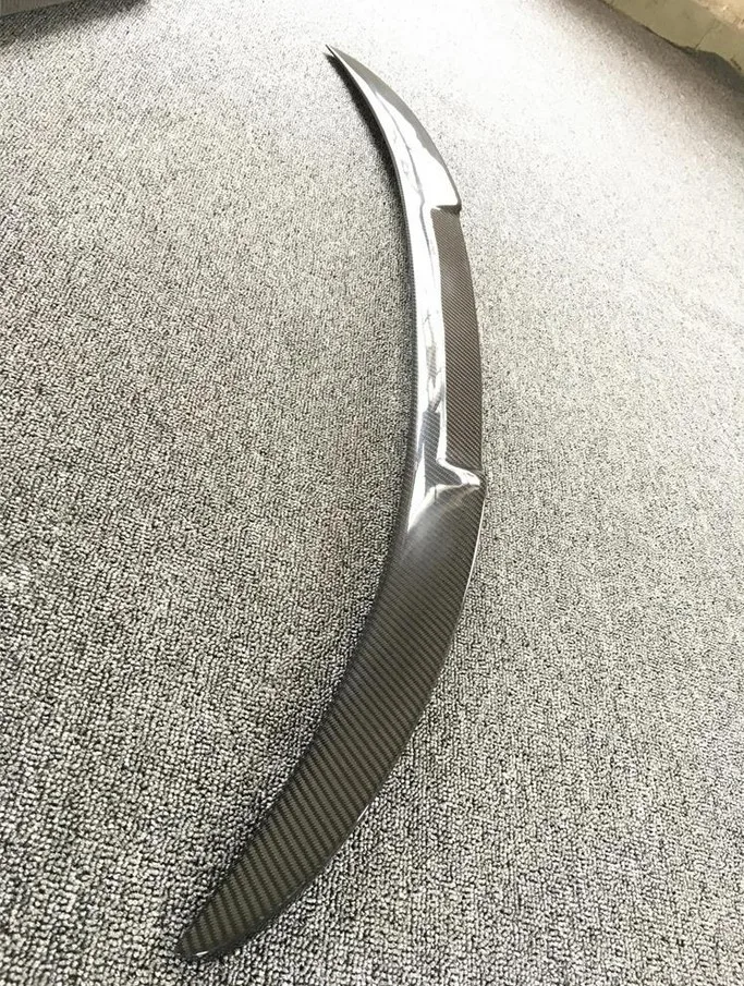 HLONGQT Carbon Fiber Spoiler For BMW 3 Series F80 M3 2013.2014.2015.2016.2017 High Quality M4 Style Car Rear Wing Auto Spoilers |