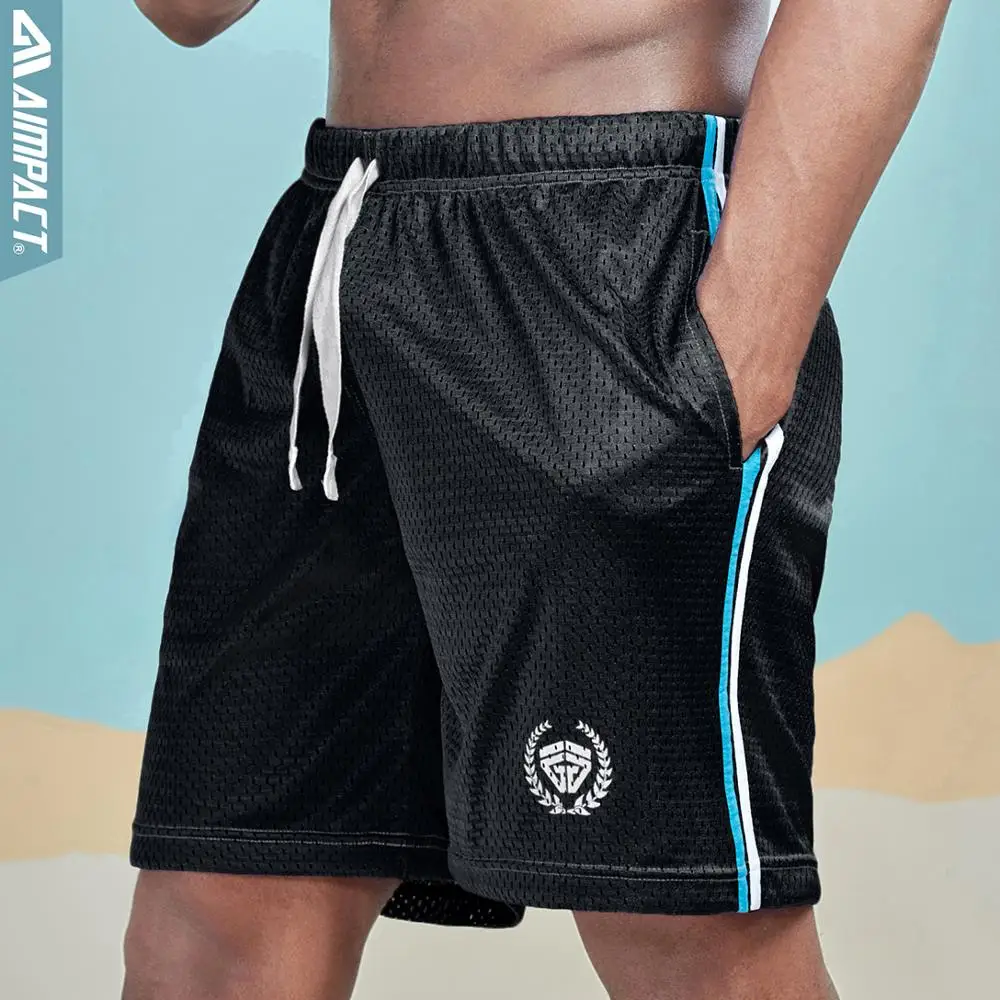 

Мужские сетчатые спортивные шорты AIMPACT для тренировок, спортивные шорты для тренировок, с карманами, для бега, баскетбола, плавки, AM2069