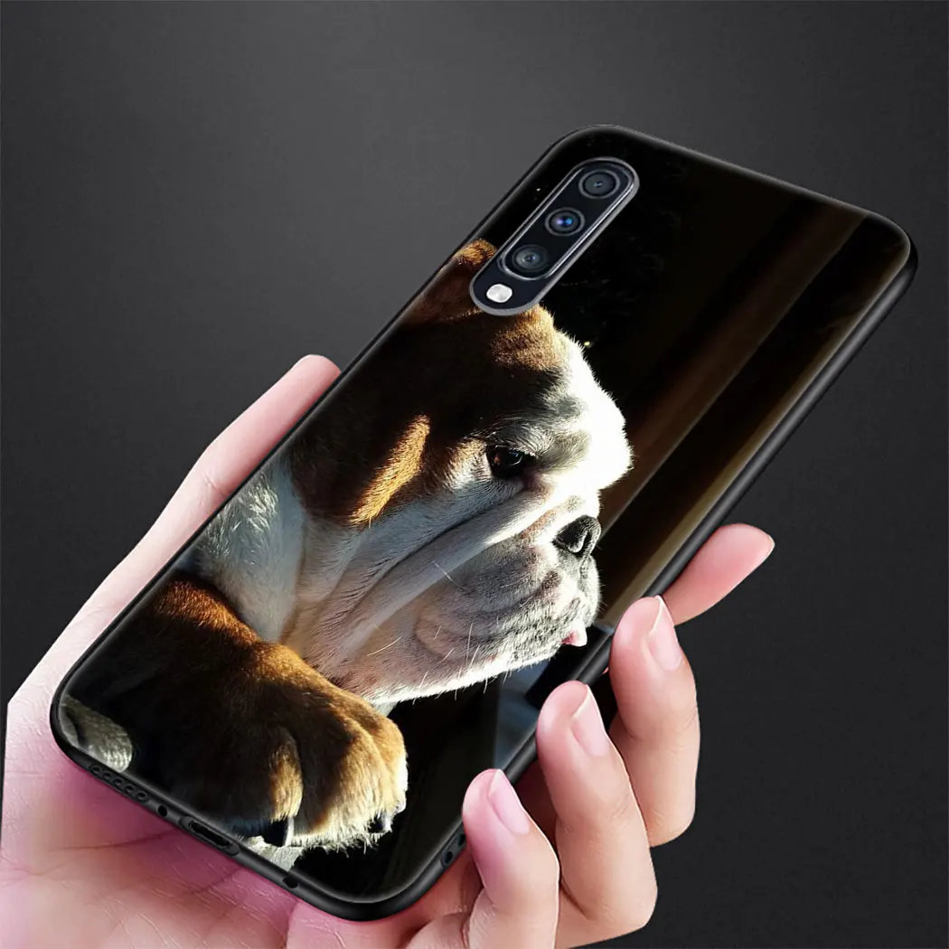 IYICAO питбуль бульдог роскошный мягкий чехол для samsung Galaxy A9 A8 A7 A6 2018 плюс A3 A5 2016 2017