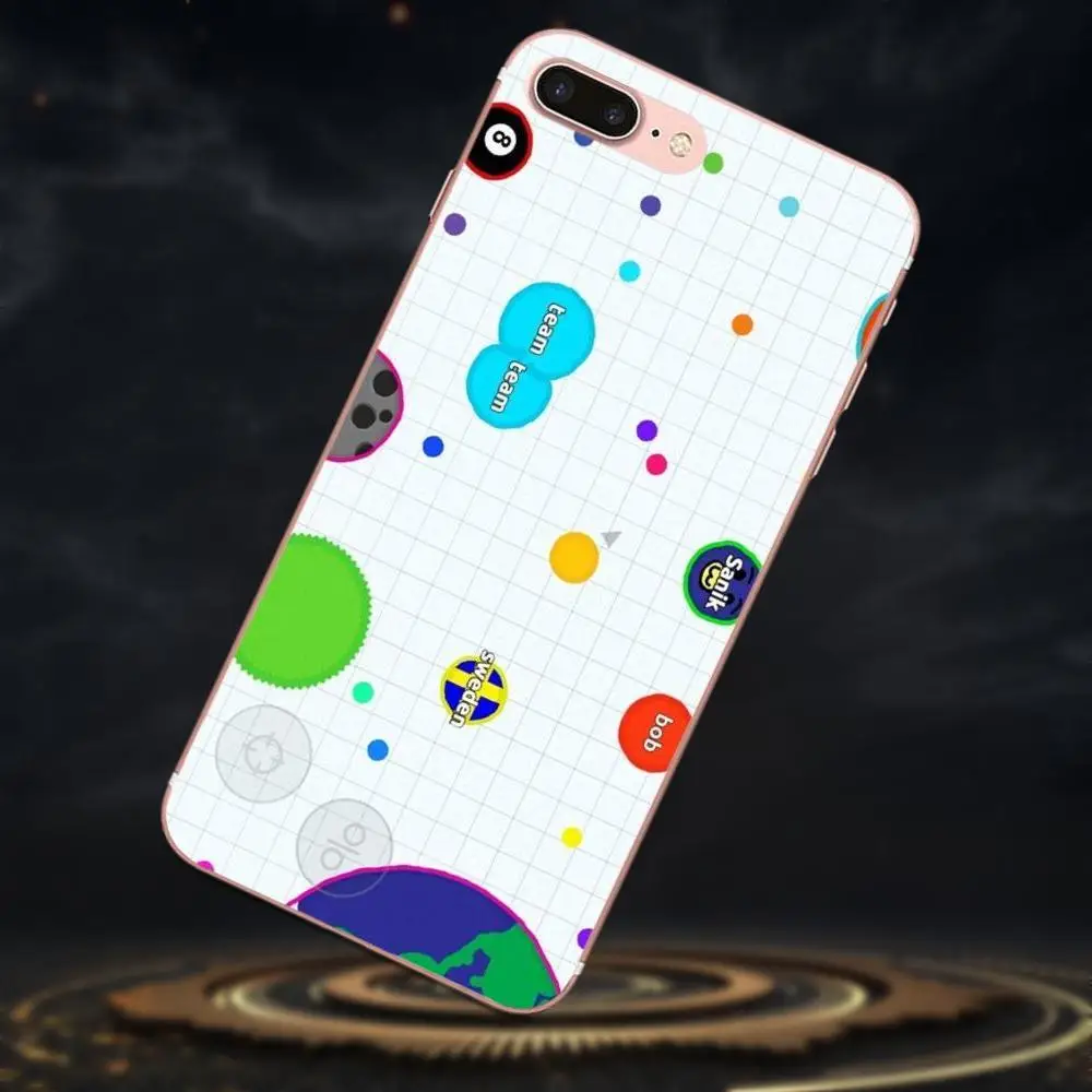 Мягкие чехлы для телефонов из ТПУ баскетбольная кожа Agario Apple iPhone 4 4S 5 5C 5S SE 6 6S 7 8 Plus X