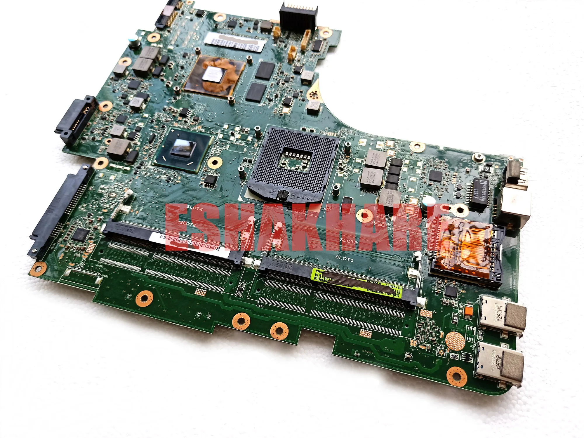ESHAKHARE N53SM материнская плата 2* слота GT630M 2G для ASUS N53S N53SV N53SN N53SM материнская плата для ноутбука N53SM материнская плата для тестирования