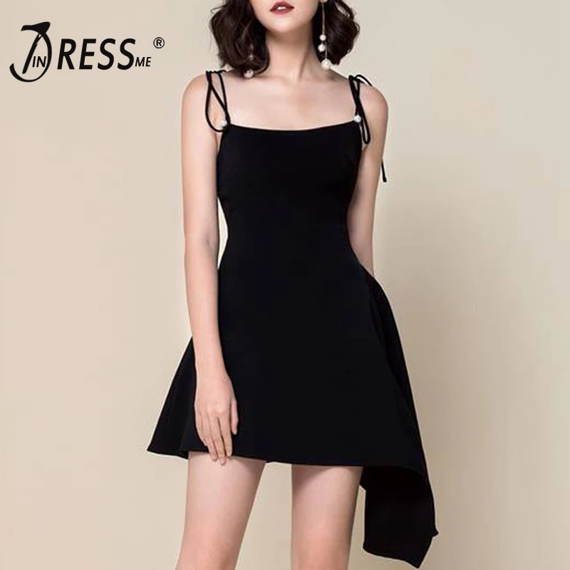 Женское асимметричное платье мини INDRESSME элегантное Привлекательное