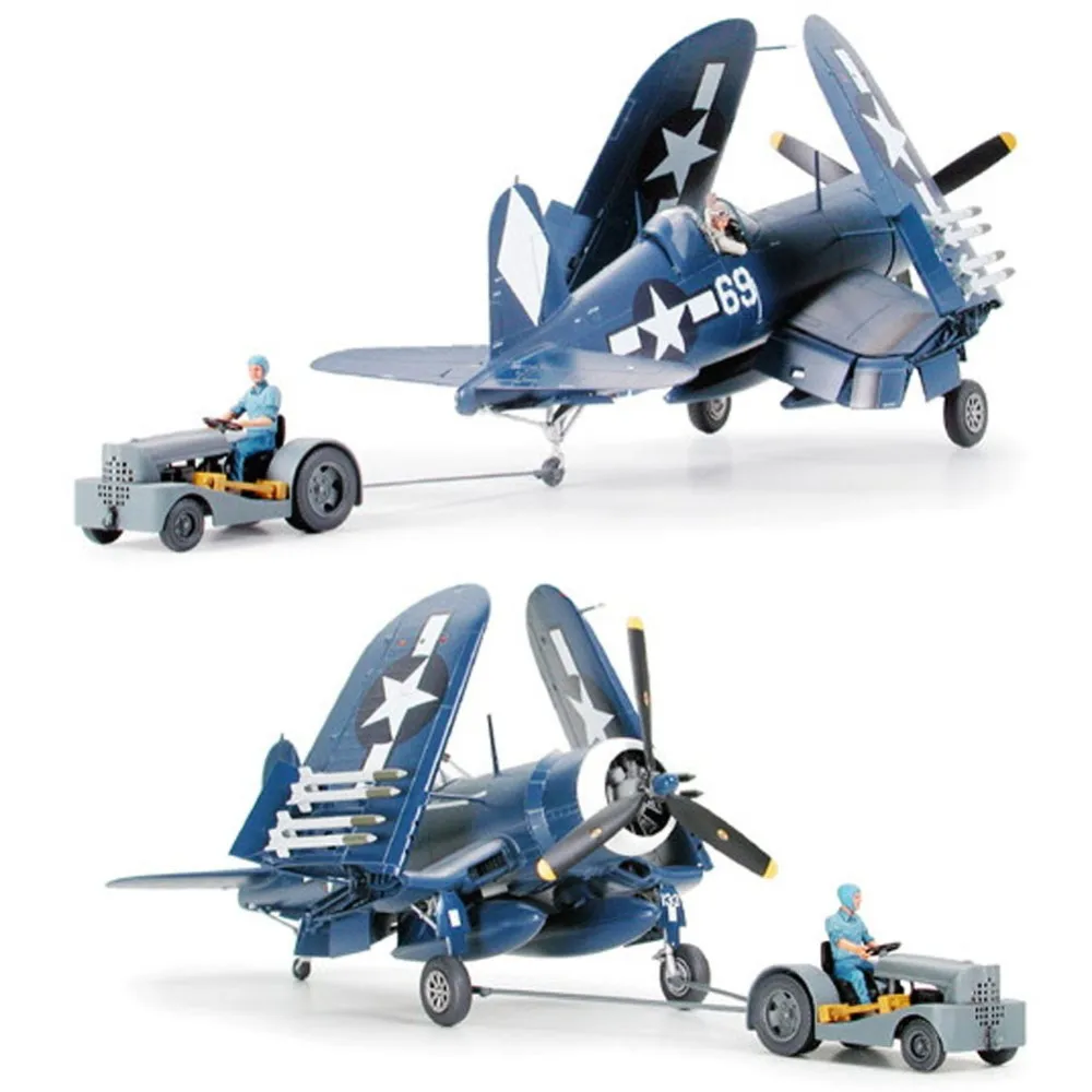 Модель R/C Tamiya 61085 1/48 определенная стандартная модель CORSAIR с/&quotMoto Tug&quot из Japan1 RC