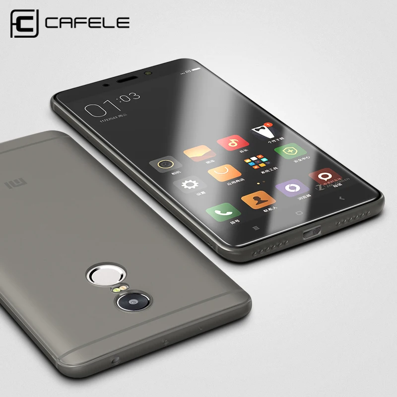 CAFELE Мягкий ТПУ чехол для Xiaomi max2 Redmi Note 4X ультра тонкий противоударный силиконовый