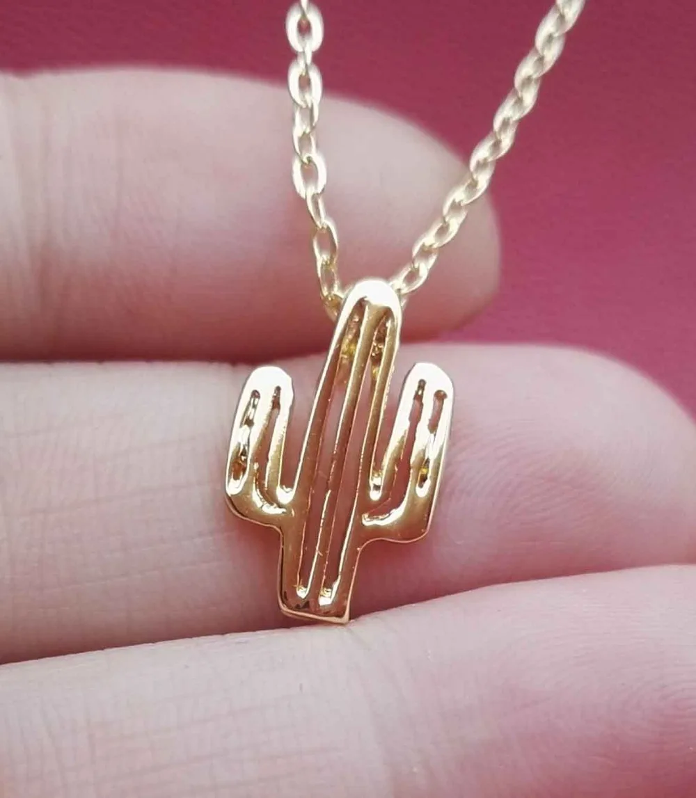 10pcs Fashion Jewelry simple necklace everyday wear Cactus Doodle Delicate Necklace SanLan | Украшения и аксессуары