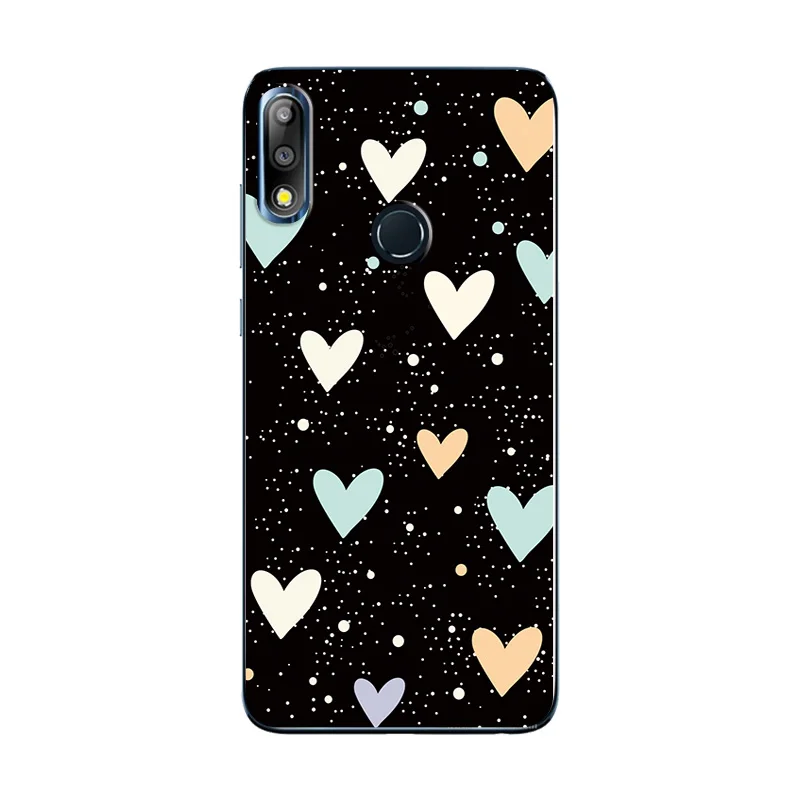 W84 Милый модный чехол для телефона Zenfone Max M2 ZB633KL Animal Love Heart задняя крышка для Zenfone Max Pro M2 ZB631KL чехол-бампер - Цвет: W84