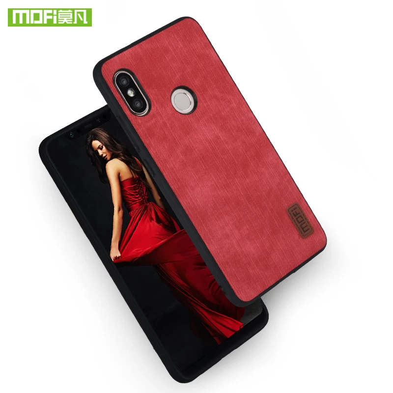 red Для Сяо mi 8 Lite чехол силиконовый mi 8 Lite автомобильный держатель Магнитный Mofi Для Сяо mi 8 Lite на чехол 360 xio mi бампер - Цвет: red