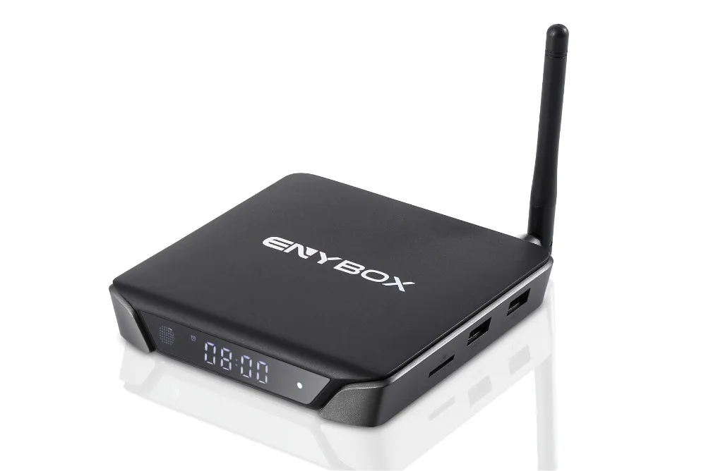 Последним Amlogic s905x Quad Core TV Box Оперативная память 2 ГБ Встроенная 16 enybox x1 suport Dual Wi Fi 4 К