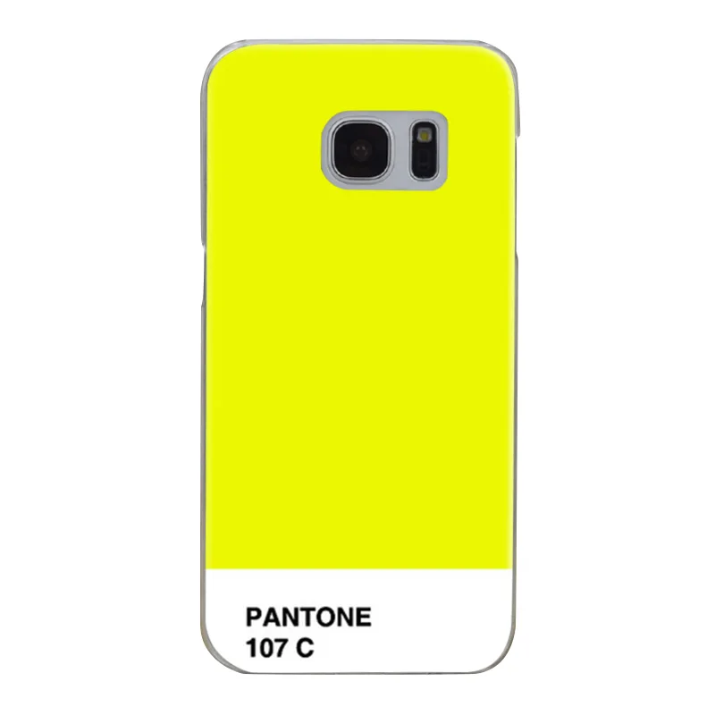 H057 калиенте Pantone Прозрачный жесткий чехол для Samsung Galaxy S Note 3 4 5 6 7 8 9 Edge Plus |