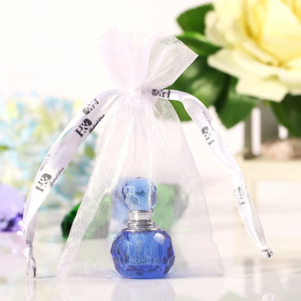 H &amp D 2 мл модный винтажный синий кристалл пустой многоразовый флакон для духов