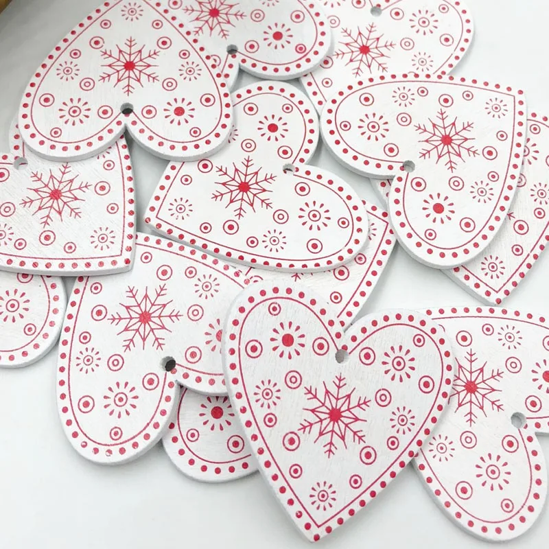 10 шт., пуговицы в форме снежинок, 50 мм