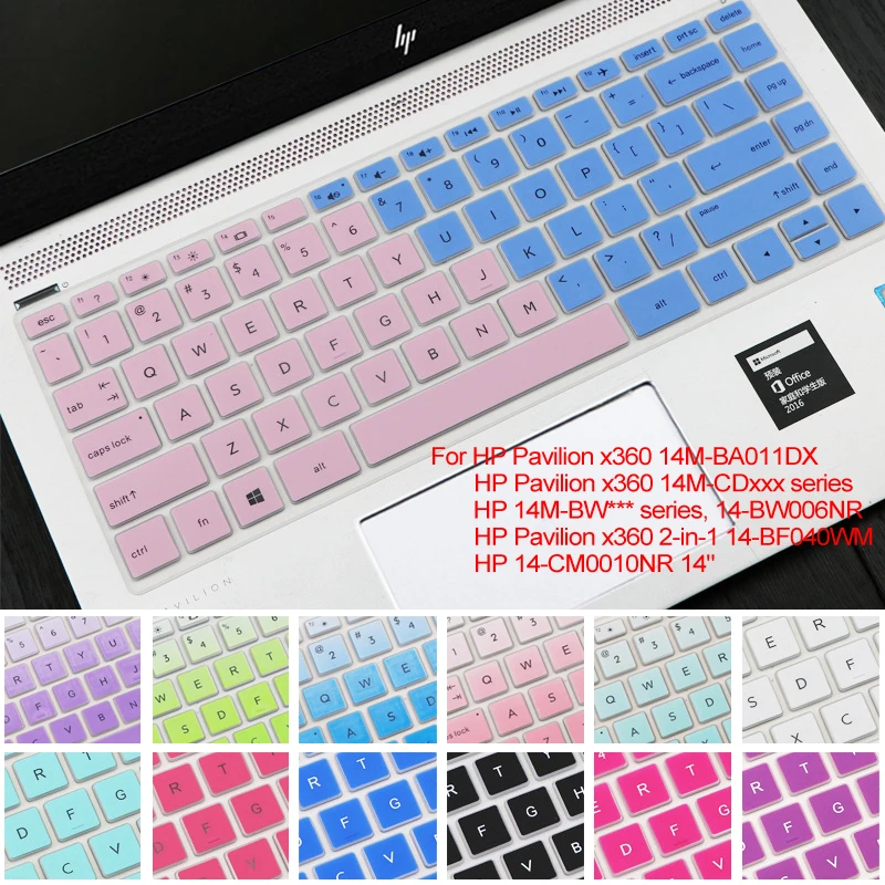 Силиконовое покрытие для клавиатуры hp Pavilion x360 14 &quotноутбук 14M BA CD BF BW CM серии BA011DX