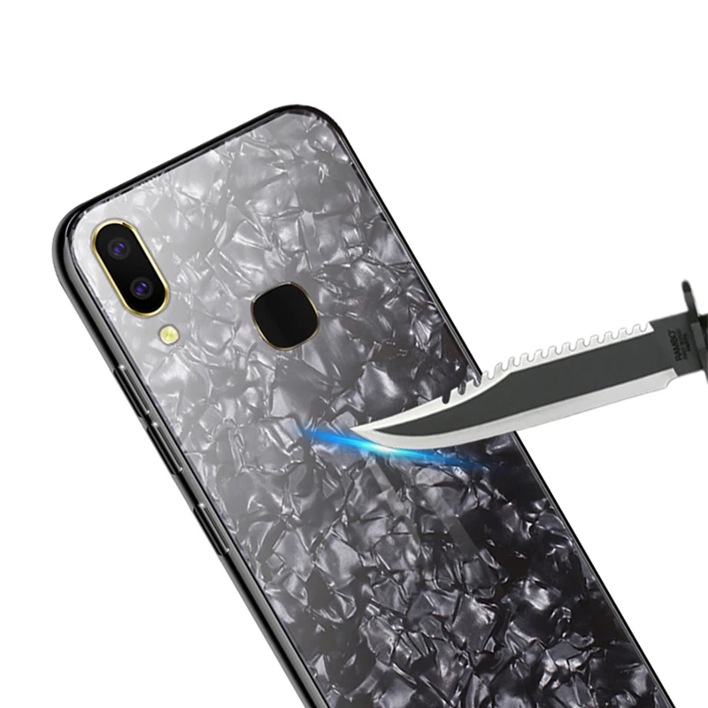 Чехол для Vivo NEX Роскошный чехол из закаленного стекла жесткий с рисунком