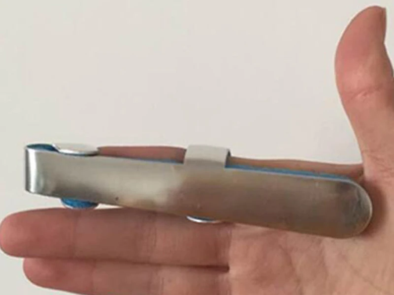 Алюминий медицинская аптечка палец шина перелом пена проложенный шина|finger