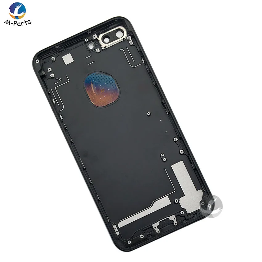 Задняя крышка корпуса для iPhone 7 7P Plus металлический корпус крышка батареи рамка средняя панель Крышка Корпус с бесплатным подарком