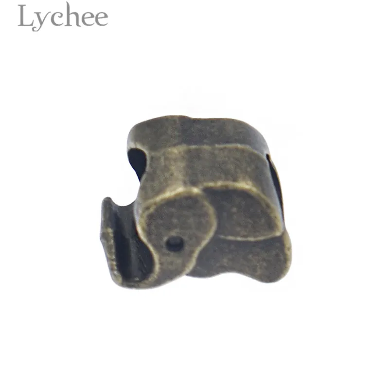Lychee 10 шт. сплав Слон 8 форма цветок резной дредлок бигуди липучки шарик отверстие