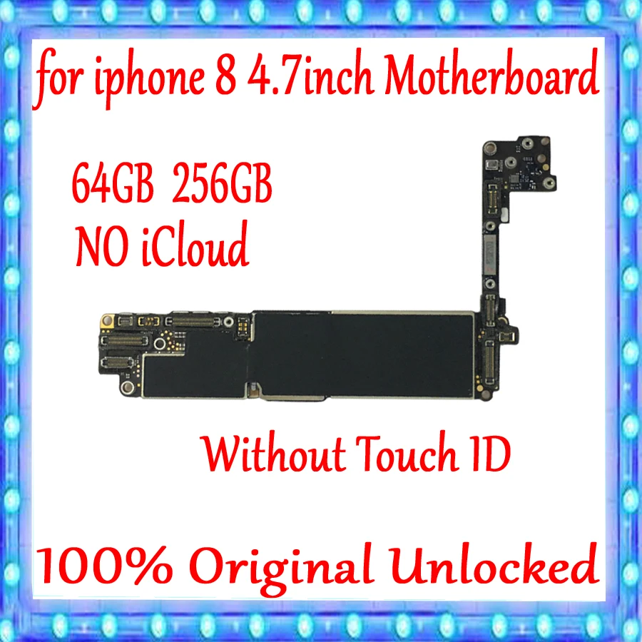 Чистый iCloud для iPhone 8 материнская плата Заводская разблокированная 100% оригинал
