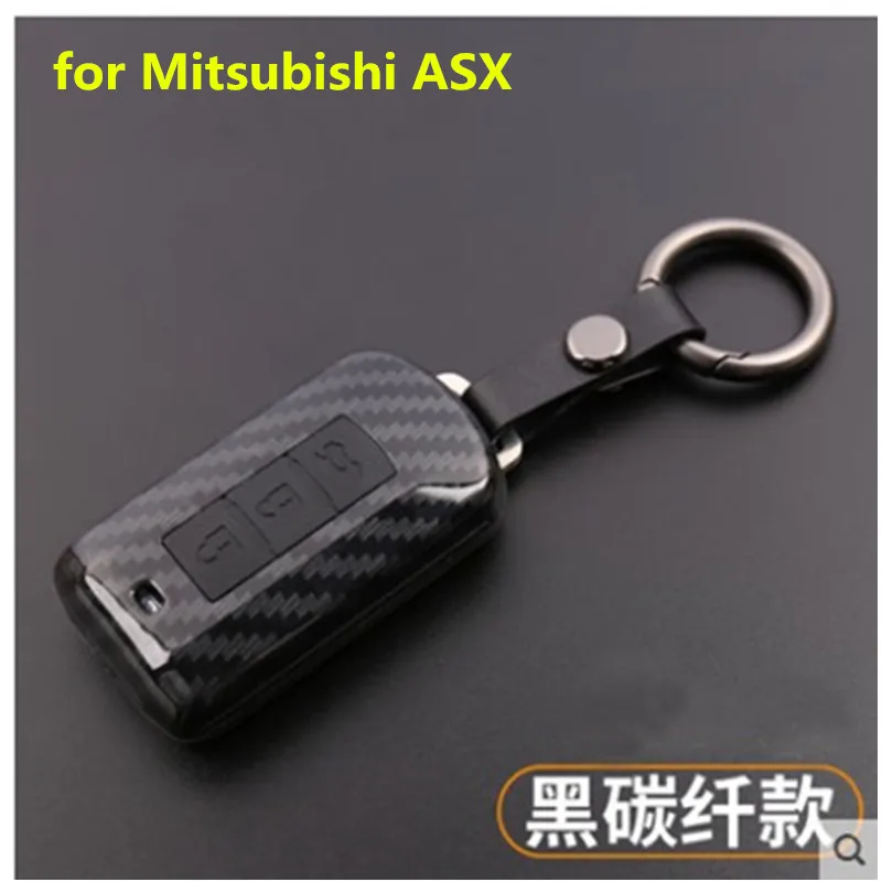 2 ABS/силиконовый чехол для ключей от машины набор ключей для Mitsubishi ASX outlander для Mitsubishi Eclipse Cross автомобильные аксессуары для стайлинга автомобилей - Цвет: 2