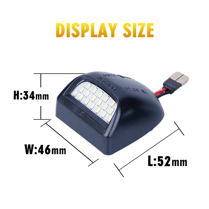2x18SMD без ошибок светодиодный светильник номерного знака Лампы для Chevy Лавина 1500