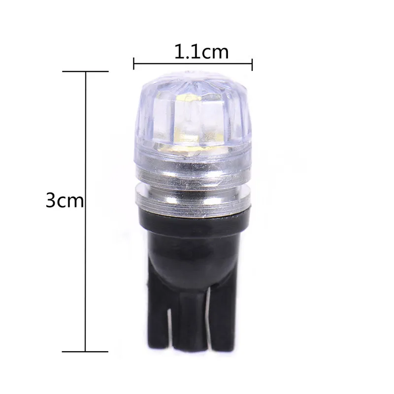 10 шт./лот Автомобильные светодиодные лампы T10 W5W 194 LED 1SMD широкие алмазный свет без