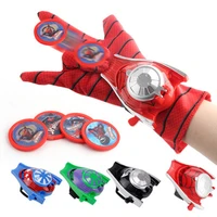 2020 new 5 styles pvc 24cm spiderman glove action figure launcher toy kids suitable cosplay toys