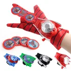 2020 Новинка 5 стилей ПВХ 24 см перчатка Человека-паука экшн-фигурка пусковое устройство игрушка для детей подходящая игрушка для косплея