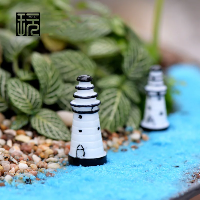 BAIUFOR башня и пагода Маяк Сказочный Сад Мини садовое украшение пластиковая