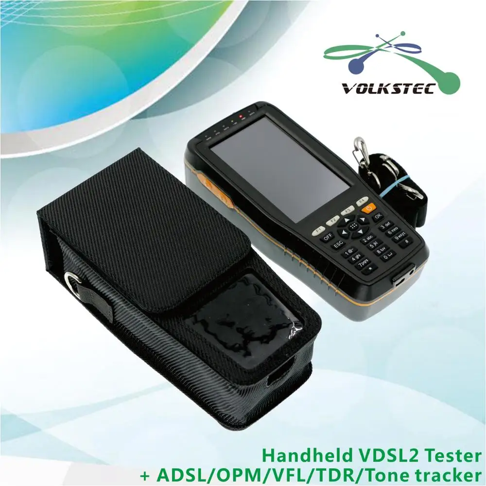 VDSL2 тестер высокой точности ADSL2 + с измерителем оптической мощности VFL TDR & Tone tracker