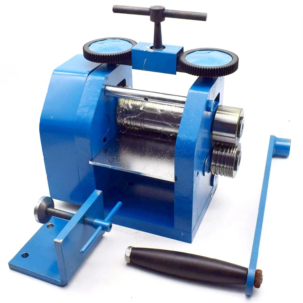 High Quality Russian Bule Manual Rolling Mill Jewelry 110MM Roller Machine Jewelry Tool and Equipment