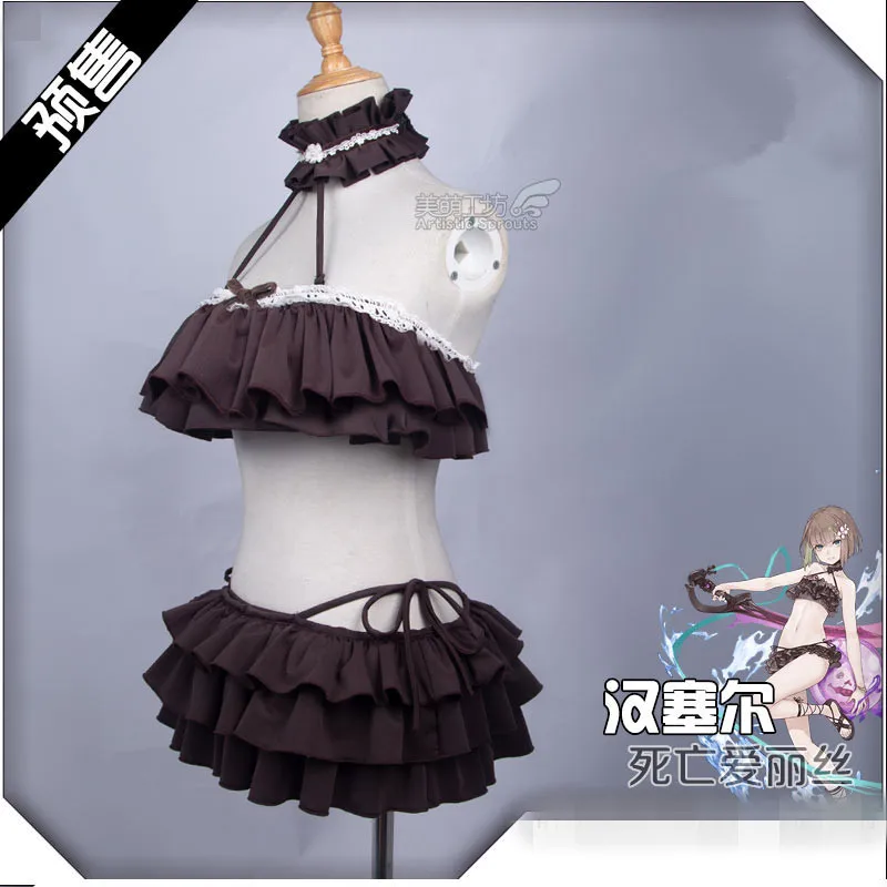 SINoALICE dead Alice Breaker The ripper Hansel and Gretel Косплей Костюм Купальник летнее платье|Костюмы