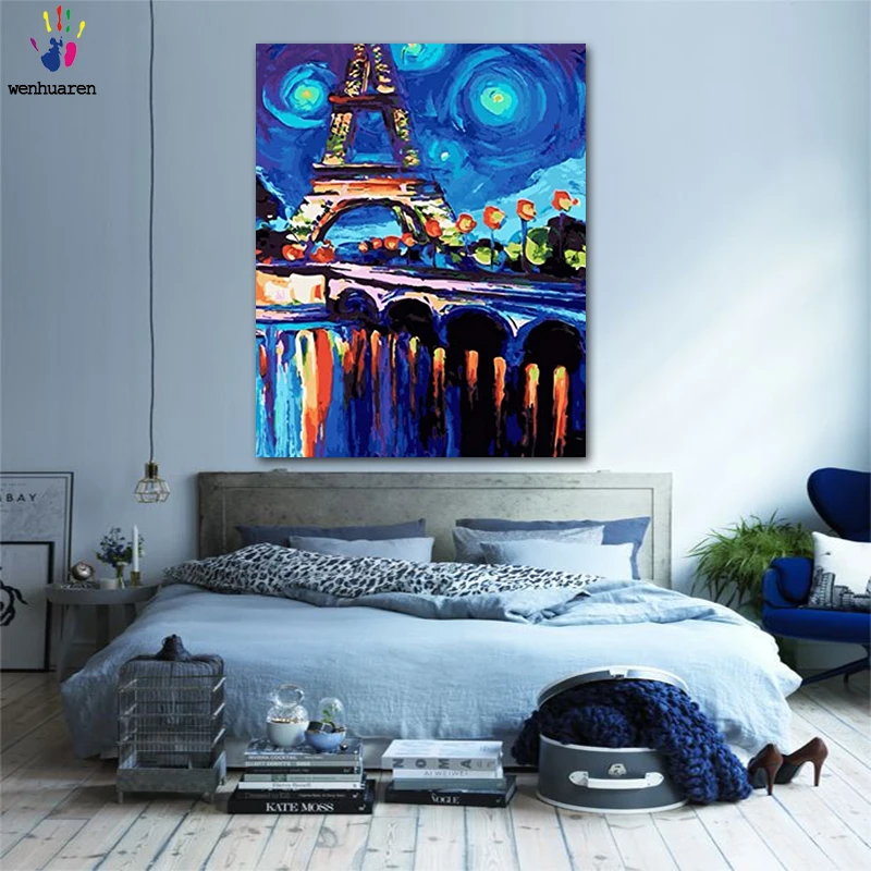 DIY картинки для раскраски по номерам в различных расцветках с применением