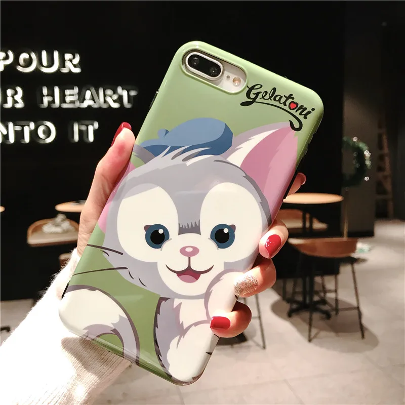Marchcover Япония милый мультфильм Стелла гелатони чехол для iPhone X XS MAX XR IMD Мягкий ТПУ