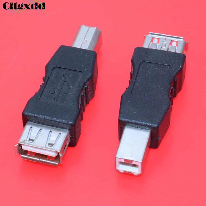 Cltgxdd 1 шт. USB 2 0 A Female to B разъем адаптера для печати AF BM конвертер Мини Портативный ПК