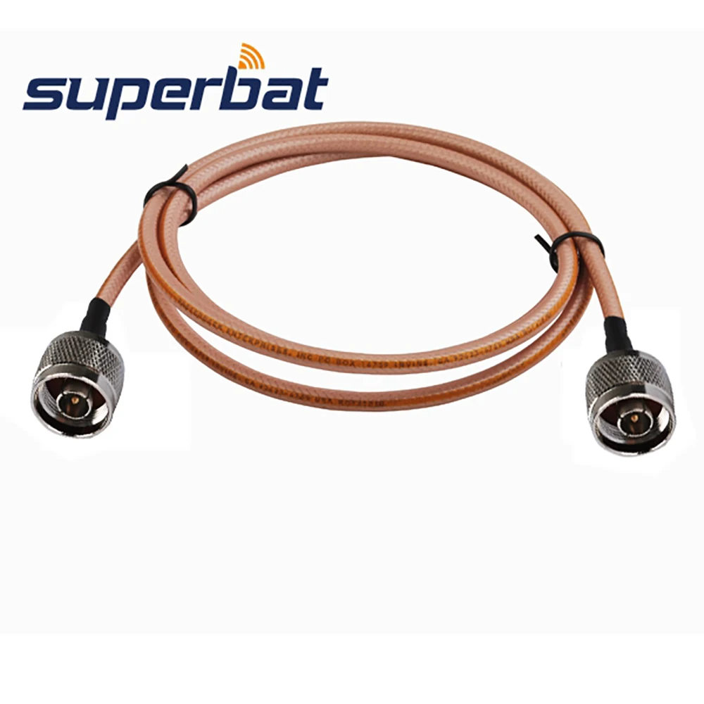 Superbat N-Type Plug to N Male Connector Adapter Pigtail Cable RG400 30cm Coaxial Cable 1ft