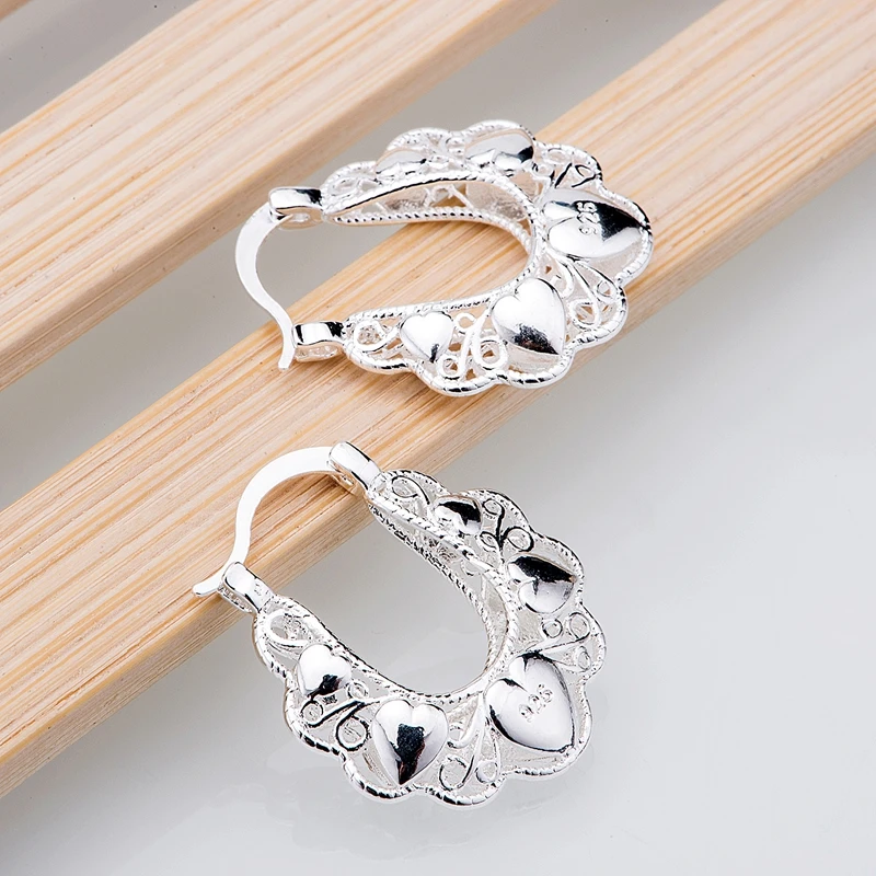 Посеребренные серьги посеребренный Модный Ювелирный светильник сверкающий/cflakwsa