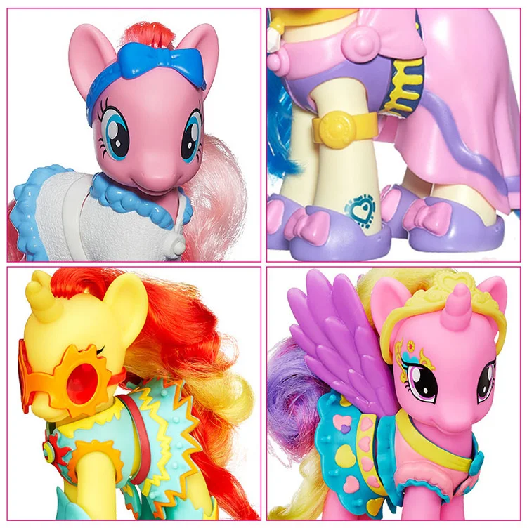 My Little Pony фигурка малыша на шею вращающаяся игрушка принцесса девочка горячие игрушки подарок на день рождения игрушки для детей Детские игрушки подарок на день рождения