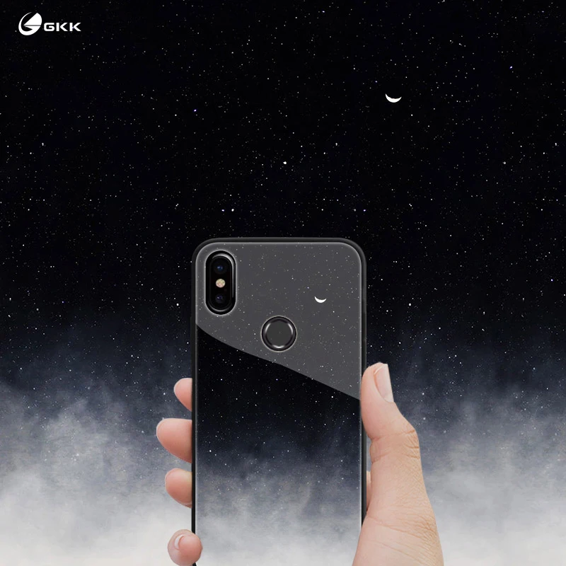 GKK чехол для телефона Xiaomi Redmi Note 5 Pro силиконовый задней панели из закаленного