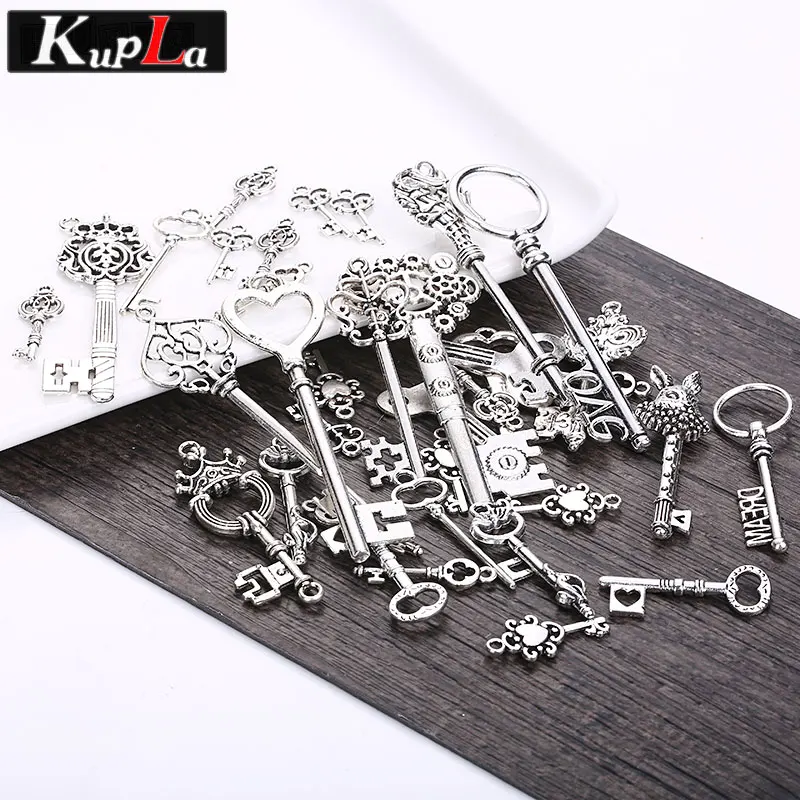 Винтажные металлические кулоны классические DIY модные украшения ручной работы брелоки для изготовления ювелирных изделий 40 шт./лот