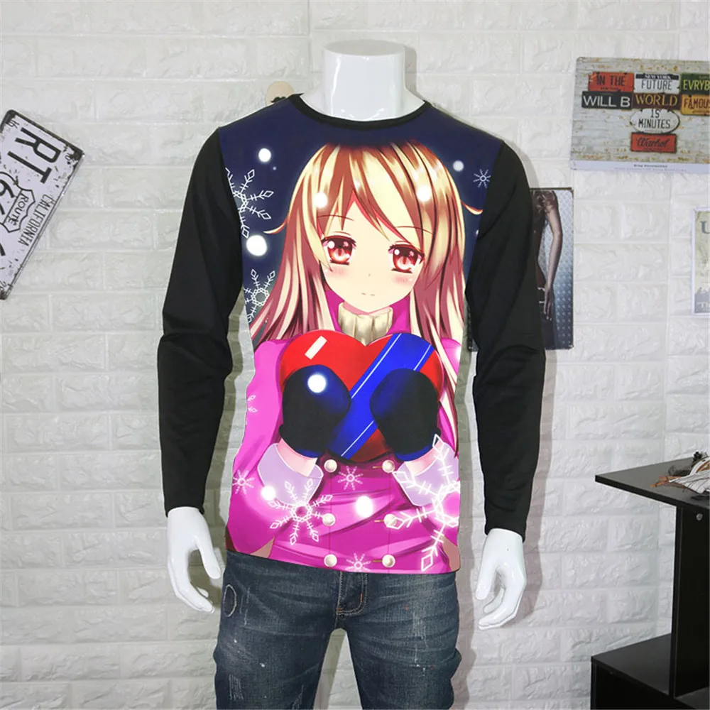 Косплэй аниме унисекс футболки кошечка из футболка Sakurasou sakura Су нет домашних