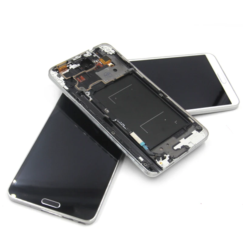 N9005 ЖК-дисплей для Samsung Galaxy NOTE 3 Note3 сенсорный экран с дигитайзером рамка сборка