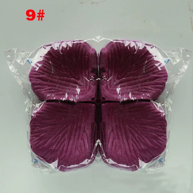 Purple Новинка 1000 шт Искусственные лепестки роз цветок девушка бросок Шелковый лепесток искусственные лепестки для свадьбы конфетти вечерние украшения события - Цвет: Purple