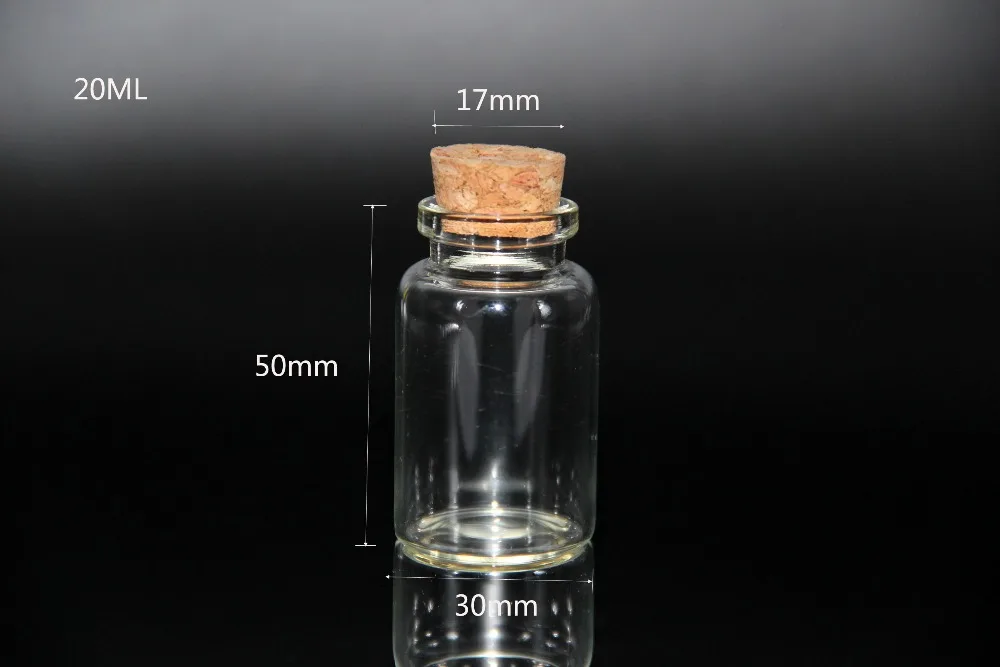 20 шт. стеклянные бутылки с пробкой 30 х50 мм мл|bottle with|bottle with corkbottle tea |