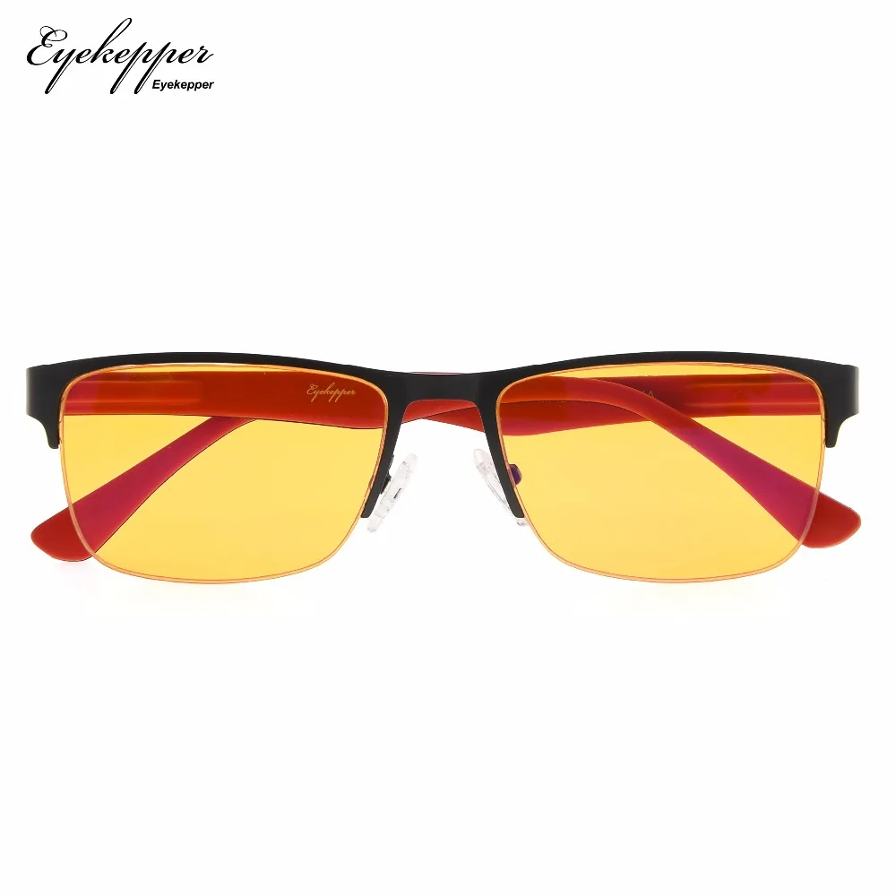 LX17003 eyepepper компьютерные очки для чтения с оптическим half обод Frame UV400 96.9% синий
