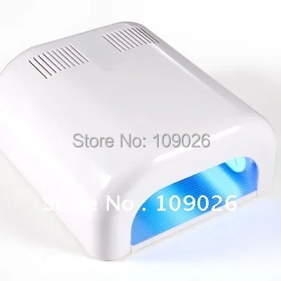 

1pcs High Quality white Color 36w Nail Art Dryer Curing uv Lamp Acrylic with 4pcs light tubes