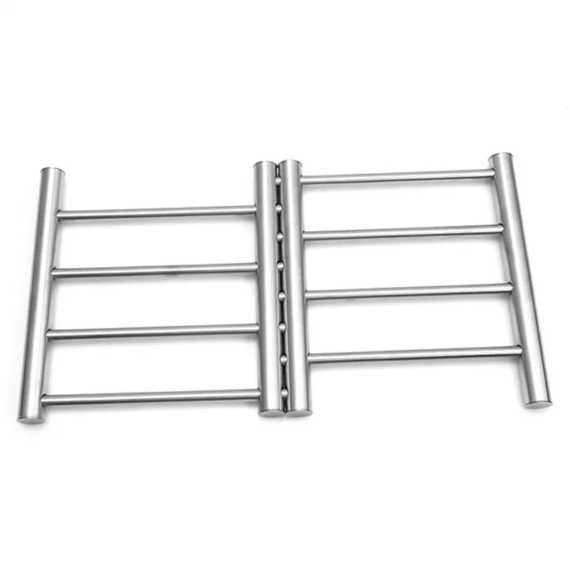 Stainless Steel Heat Insulated Mat Pot Dish Cushion Free to Stretch and Shorten Size Changeable Cookware Parts MA896429 | Дом и сад