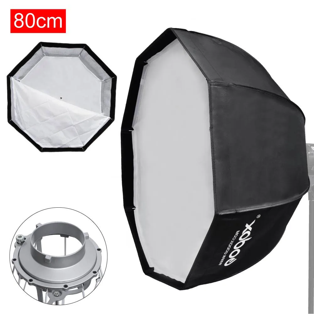 Godox 80 см/32 &quotвосьмиугольный Зонт Быстрая настройка софтбокс вспышка зонтик для