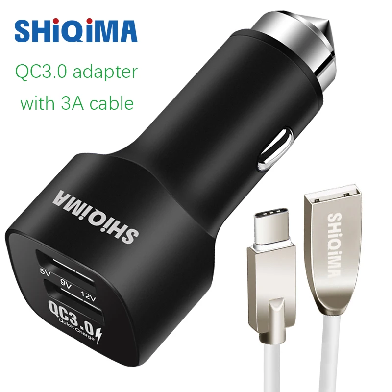 Автомобильное зарядное устройство для быстрой зарядки 3 0 QC3.0 автомобильное