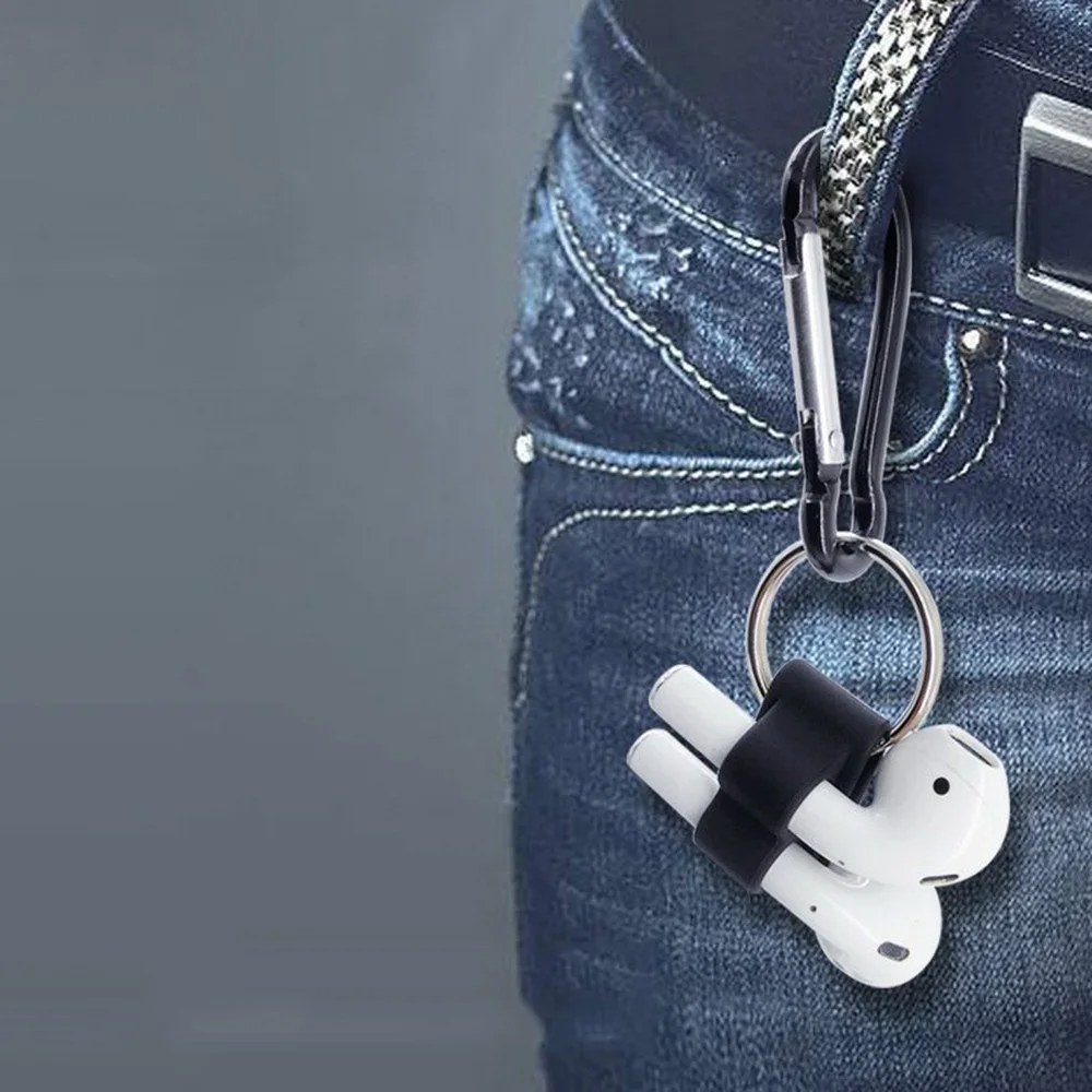 Новый силиконовый защитный чехол для наушников подставка беспроводных bluetooth AirPods