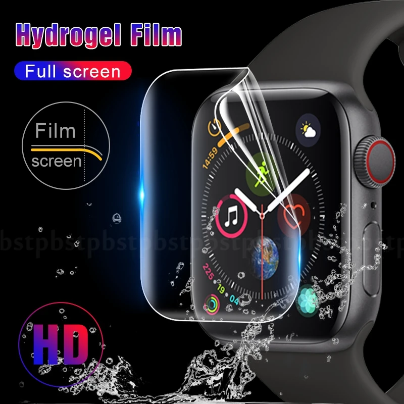 Гидрогелевая пленка 9D с полным покрытием для защиты экрана iwatch 4 3 2 1 Защитное