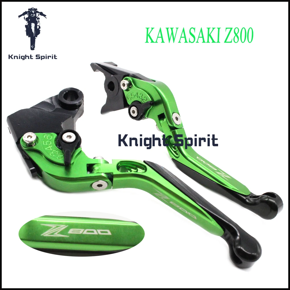 

For KAWASAKI Z800 /E Version 2013 2014 2015 2016 Motorcycle Adjustable Folding Extendable Brake Clutch Lever Logo Z 800